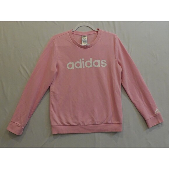 adidas Tops - Adidas Pink Sweatshirt Women’s Crew Neck Pullover Athletic Casual Top Sz Medium